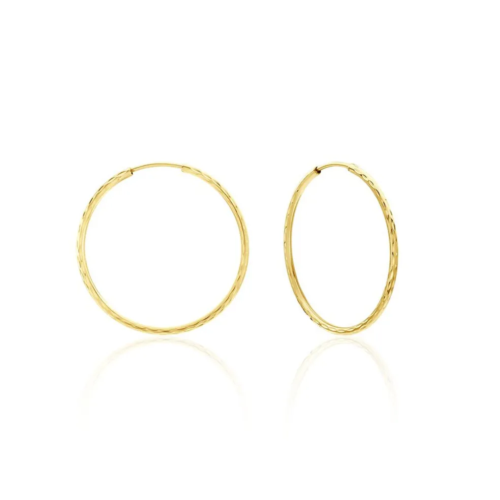 Créoles Aglavie Flexibles Or Jaune