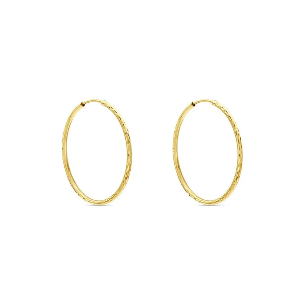 Créoles Aglavie Flexibles Or Jaune