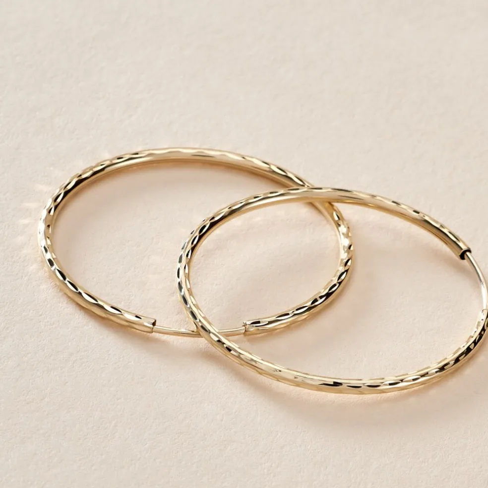 Créoles Aglavie Flexibles Or Jaune