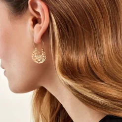 Créoles Aldous Or Jaune Oxyde De Zirconium