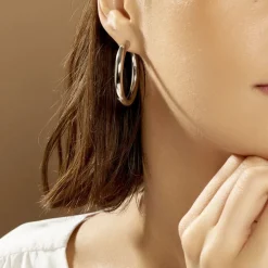 Créoles Amael Acier Blanc