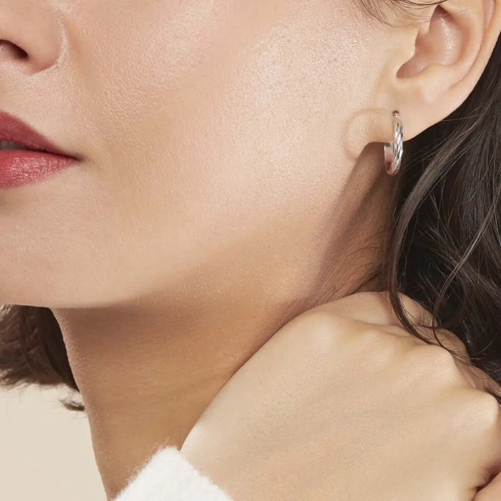 Créoles Ananas Or Blanc