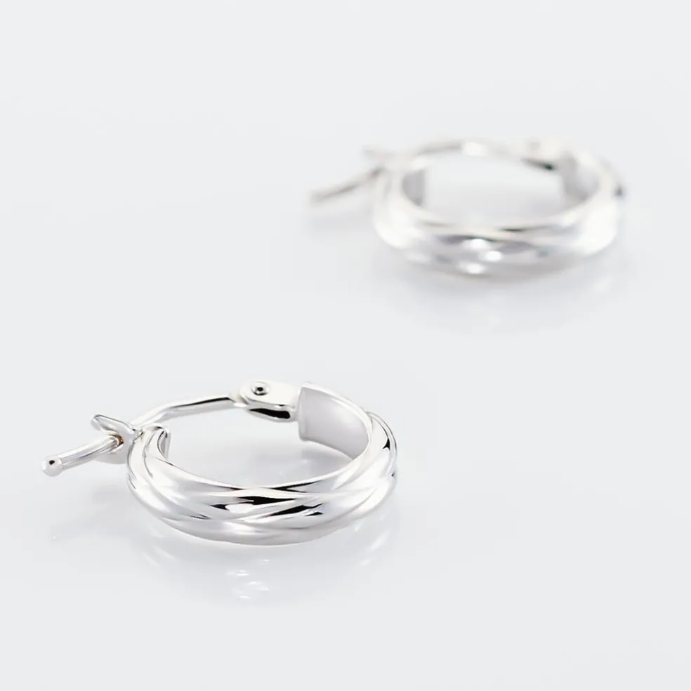 Créoles Ananas Or Blanc