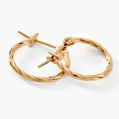 Créoles Anusha Plaqué Or Doré