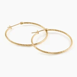 Créoles Anusha Plaqué Or Jaune