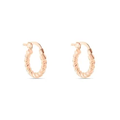 Créoles Appolina Argent Rose