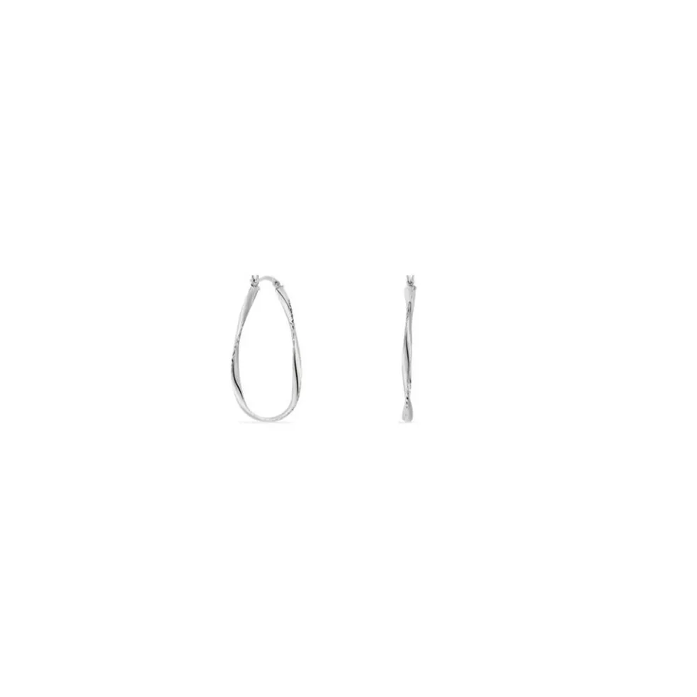 Créoles Argent Blanc Charlie