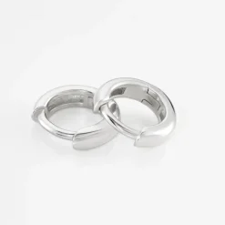 Créoles Argent Blanc Cokkie