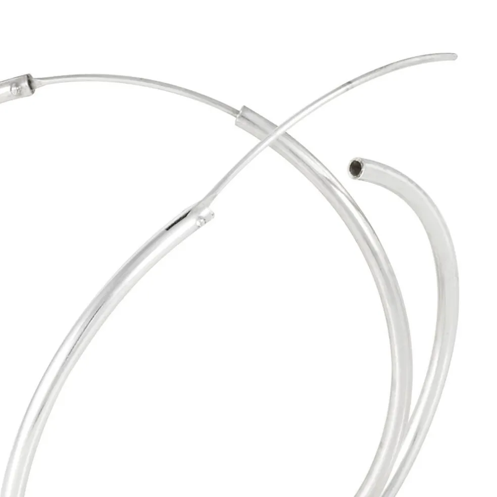 Créoles Argent Blanc Olympia