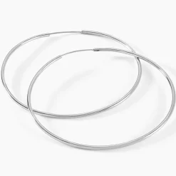 Créoles Argent Blanc Olympia