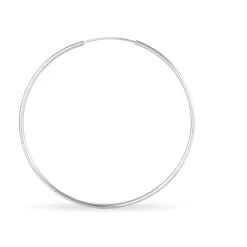 Créoles Argent Blanc Olympia