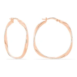 Créoles Argent Rose Alieno