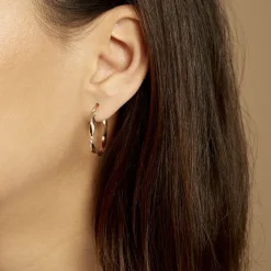 Créoles Argent Rose Alieno