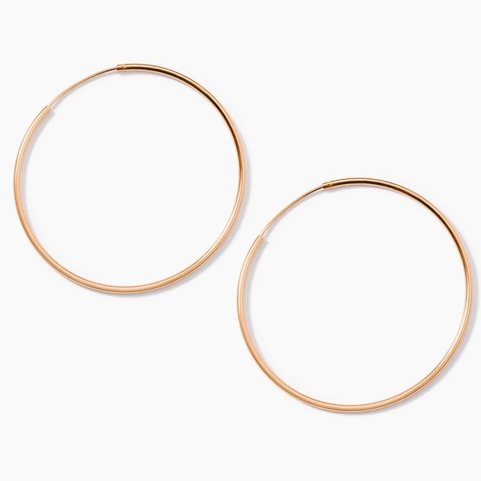 Créoles Argent Rose Olympia