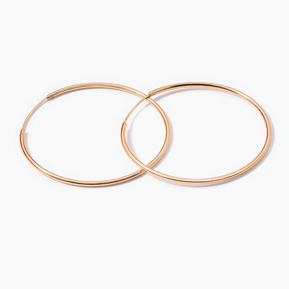 Créoles Argent Rose Olympia