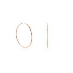 Créoles Argent Rose Olympia