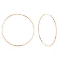 Créoles Argent Rose Olympia