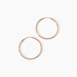 Créoles Argent Rose Olympia