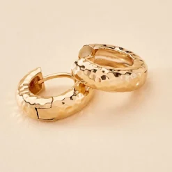 Créoles Ariane Plaqué Or Jaune