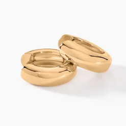 Créoles Ariane Plaqué Or Jaune