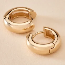 Créoles Ariane Plaqué Or Jaune