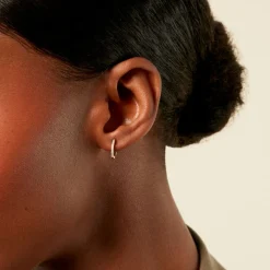 Créoles Aryanna Or Jaune Diamant