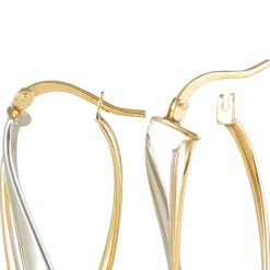 Créoles Ayliz Or Bicolore