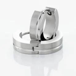 Créoles Casilda Acier Blanc