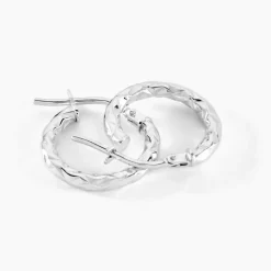 Créoles Cayla Or Blanc