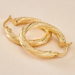 Créoles Clematis Or Jaune