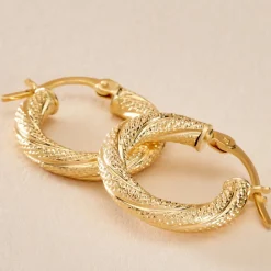 Créoles Clematis Or Jaune