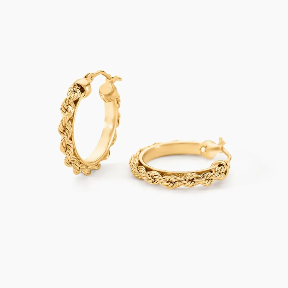 Créoles Cordeline Or Jaune