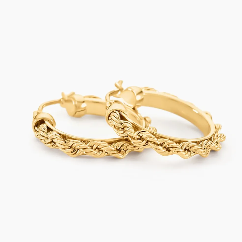 Créoles Cordeline Or Jaune