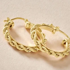 Créoles Cordeline Or Jaune