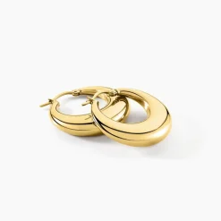 Créoles Creolia Acier Jaune