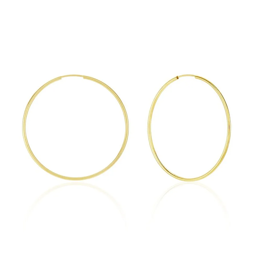 Créoles Dominae Flexible Or Jaune