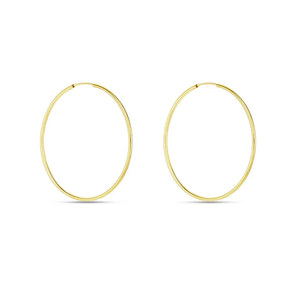 Créoles Dominae Flexible Or Jaune