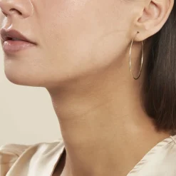 Créoles Dominae Flexible Or Jaune