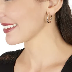 Créoles Doralynne Or Bicolore