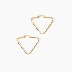 Créoles Doris Plaqué Or Jaune