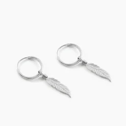 Créoles Elvyn Argent Blanc