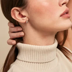 Créoles Emelyne Or Jaune Diamant