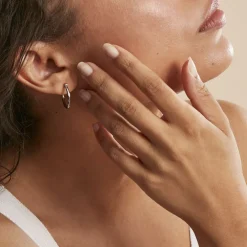 Créoles Esaias Acier Blanc