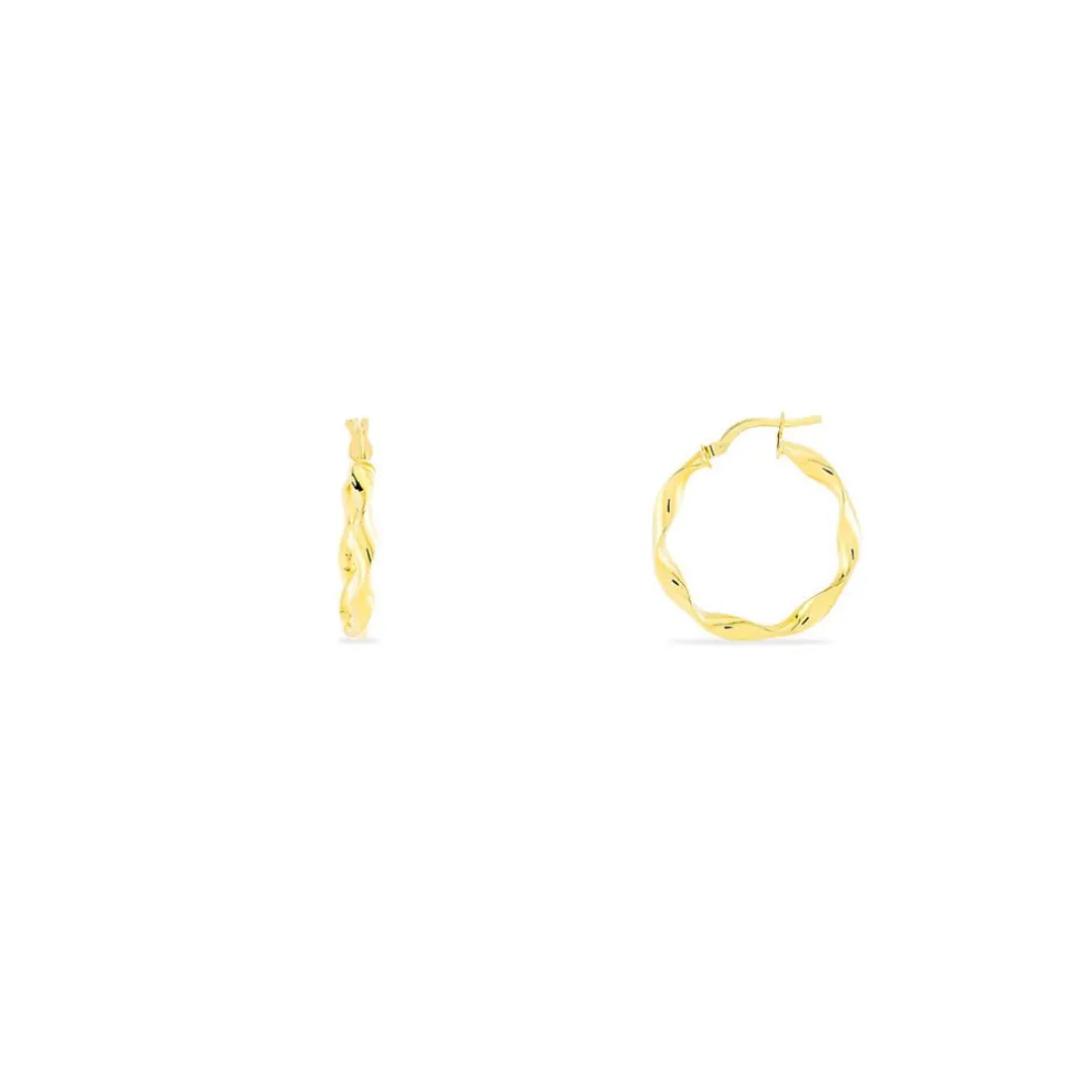 Créoles Falbala Or Jaune