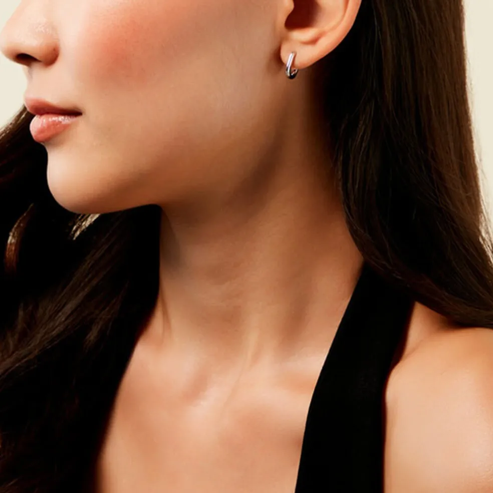 Créoles Florida Argent Blanc