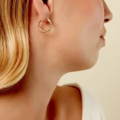 Créoles Hamish Or Jaune