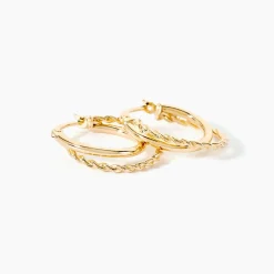 Créoles Hamish Or Jaune