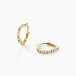 Créoles Hartwig Or Jaune Oxyde De Zirconium