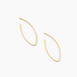 Créoles Helle Amande Or Jaune