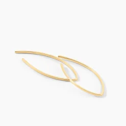 Créoles Helle Amande Or Jaune